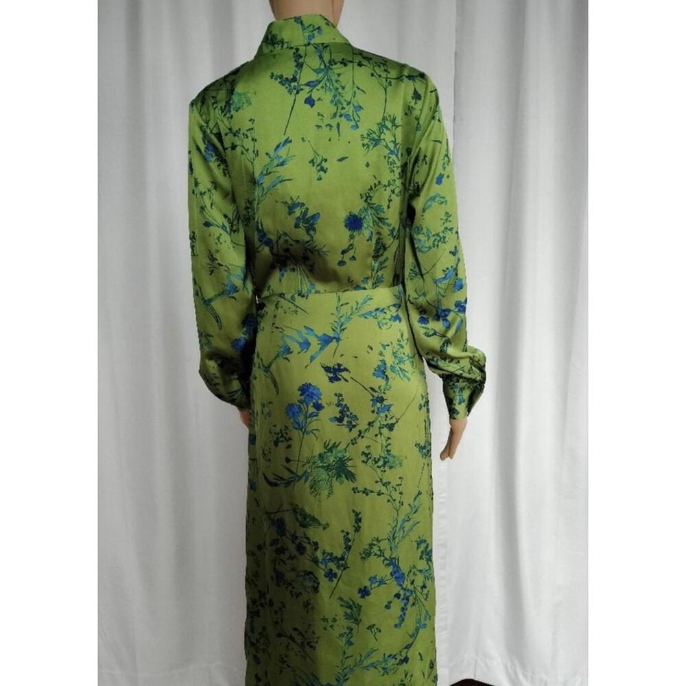 I.N.C. International Concepts‎ Women's Printed Satin Midi Wrap Dress - Picture 5 of 5